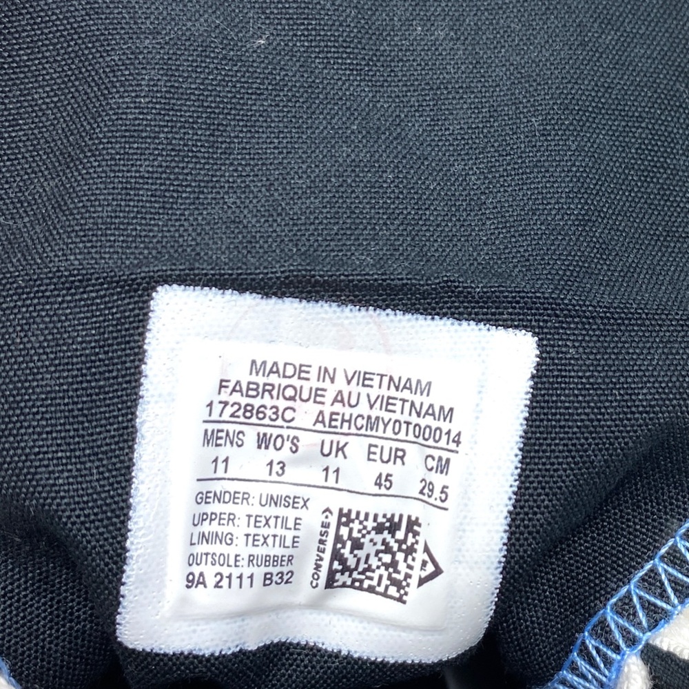 Converse Chuck Taylor 70 All Star High Top White Canvas Men’s Sneakers 172863C - Picture 10 of 12